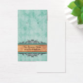 Custom Earring Cards Türkis Vintag (Schreibtisch)