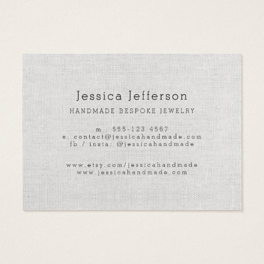 Custom Earring Jewelry Pink Floral Display Card (Rückseite)