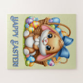 Custom Easter Bunny Oversized Pieces Puzzle (Horizontal)