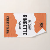 Custom Eat Sleep Ringette Wiederholung Ringette Pl Handtuch (Handtuch)