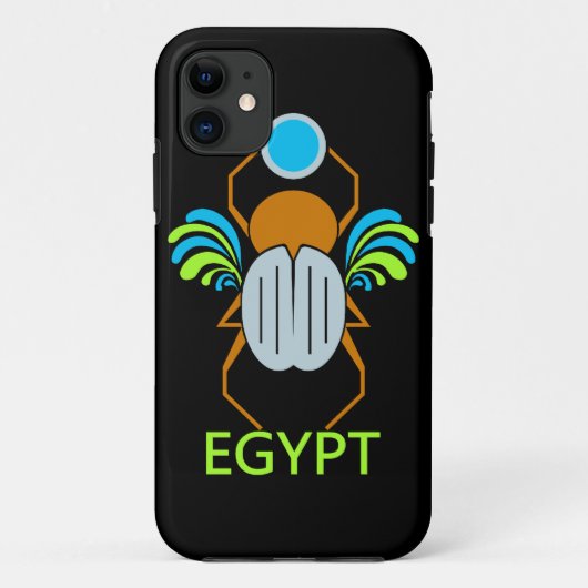 Custom Egypt Scarab iPhone 5 Case-Mate Hülle (Rückseite)