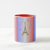 Custom Eiffelturm Tasse (Zentrum)