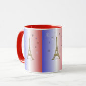 Custom Eiffelturm Tasse (Vorderseite Links)