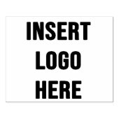 CUSTOM Eigene Image-Logo-Gesellschaft Kleine Unter Gummistempel (Prägung)