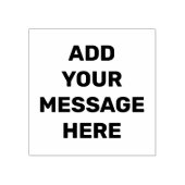 CUSTOM EIGENE Personalisierte Botschaft - Verkauf Gummistempel (Prägung)