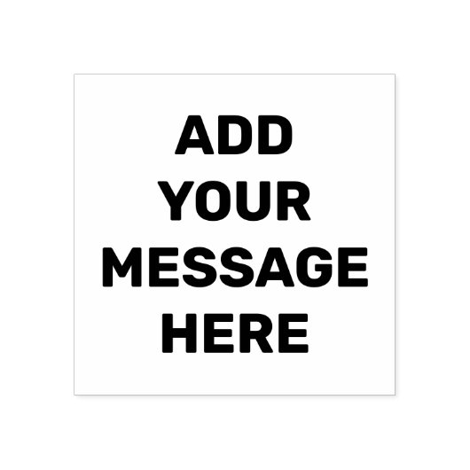 CUSTOM EIGENE Personalisierte Botschaft - Verkauf Gummistempel (Prägung)