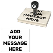 CUSTOM EIGENE Personalisierte Botschaft - Verkauf Gummistempel (Stempel)