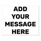 CUSTOM EIGENE Personalisierte Botschaft - Verkauf Gummistempel (Prägung)