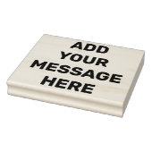 CUSTOM EIGENE Personalisierte Botschaft - Verkauf Gummistempel (Stempel)