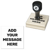 CUSTOM EIGENE Personalisierte Botschaft - Verkauf Gummistempel (Stempel)