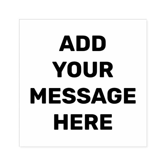 CUSTOM EIGENE Personalisierte Botschaft - Verkauf  Gummistempel (Prägung)