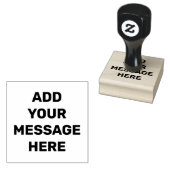 CUSTOM EIGENE Personalisierte Botschaft - Verkauf Gummistempel (Stempel)