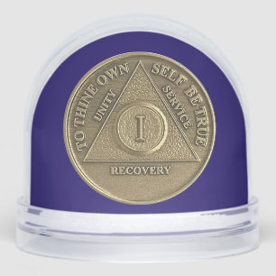 CUSTOM Ein Wunder geschah und 1 Jahr nüchterne OM- Schneekugeln