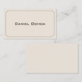 CUSTOM Einfache Border Business Card Visitenkarte (Vorne/Hinten)