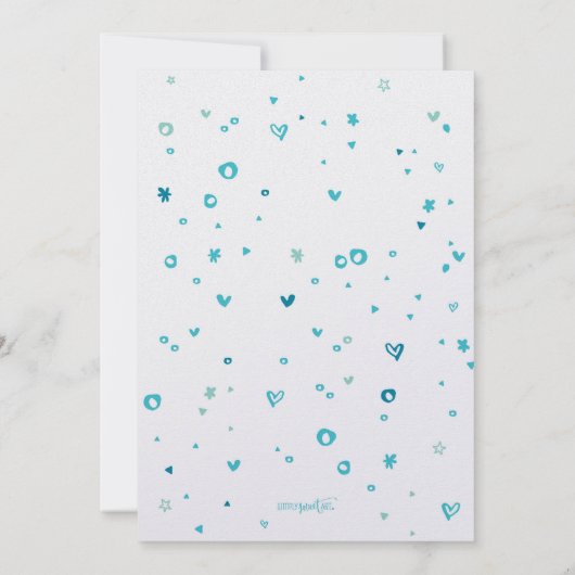 CUSTOM-EINLADUNGSPRINT FÜR Tiffany Einladung (Rückseite)