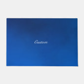 Custom EleganBlue Abstrakt Fußmatte (Vorderseite)