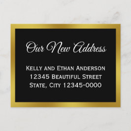 Custom Elegance unsere neue Ankündigung zur Adress Postkarte