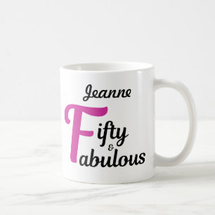 Custom Elegant 50 und fabelhafte Geburtstagsparty Kaffeetasse