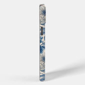 Custom Elegant Boho Chic Blue Blossom Case-Mate iPhone Hülle (Rückseite / Rechts)