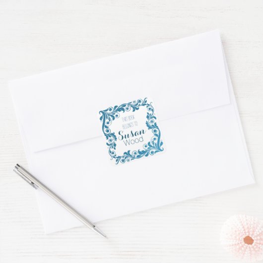 Custom Elegant Book Plate Stickers (Umschlag)