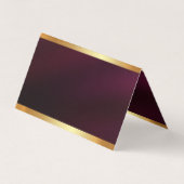 Custom Elegant Calligraphy Script Template Luxury Visitenkarten (Rückseite)