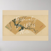 CUSTOM Elegant Cherry Blossom Pattern Art Poster (Vorne)