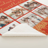Custom Elegant Grandma's Christmas Photo Collage Sherpadecke (3/4)
