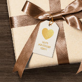 CUSTOM Elegant Happy Valentine Day Foil Geschenkanhänger