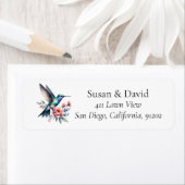 Custom Elegant Hummingbird Floral (Insitu)