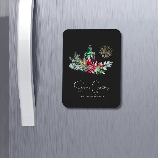 Custom Elegant Lantern Minimalistisches Skript Wei Magnet