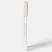 Custom Elegant Light Neutral Ivory Beige Monogram Case-Mate iPhone Hülle (Rückseite / Rechts)