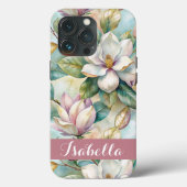 Custom Elegant Magnolias Case-Mate iPhone Hülle (Rückseite)