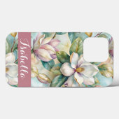 Custom Elegant Magnolias Case-Mate iPhone Hülle (Rückseite (Horizontal))