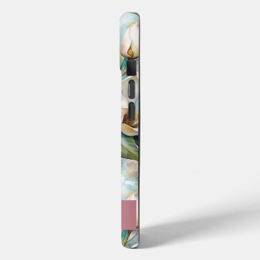 Custom Elegant Magnolias Case-Mate iPhone Hülle (Rückseite / Links)