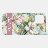 Custom Elegant Magnolias Case-Mate iPhone Hülle (Rückseite (Horizontal))