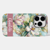 Custom Elegant Magnolias Case-Mate iPhone Hülle (Rückseite (Horizontal))