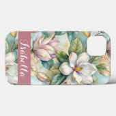 Custom Elegant Magnolias Case-Mate iPhone Hülle (Rückseite (Horizontal))