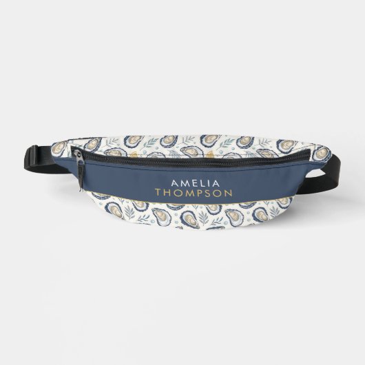 Custom Elegant Marine Oysters Bauchtasche (Vorderseite)