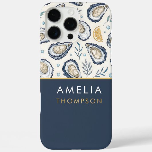 Custom Elegant Marine Oysters Case-Mate iPhone Hülle (Rückseite)