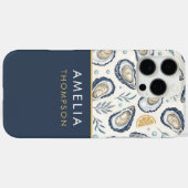 Custom Elegant Marine Oysters Case-Mate iPhone Hülle (Rückseite (Horizontal))