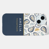 Custom Elegant Marine Oysters Case-Mate iPhone Hülle (Rückseite (Horizontal))