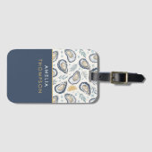 Custom Elegant Marine Oysters Gepäckanhänger (Vorderseite (Horizontal))