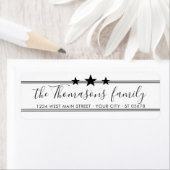 Custom Elegant Typografy Script Stars Motif (Insitu)