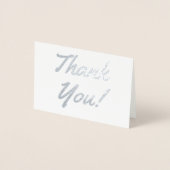 Custom, elegant und Personalisiert "Danke!" Karte (Vorderseite)