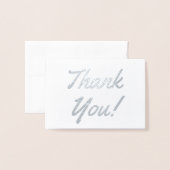 Custom, elegant und Personalisiert "Danke!" Karte (Vorderseite mit Umschlag)