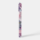 Custom Elegant Watercolor Cherry Blossom Sakura iPhone 15 Hülle (Linke Seite)