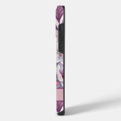 Custom Elegant Watercolor Cherry Blossom Sakura iPhone Hülle (Linke Seite)
