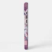 Custom Elegant Watercolor Cherry Blossom Sakura iPhone Hülle (Linke Seite)