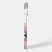 Custom Elegant Watercolor Cherry Blossom Sakura iPhone Hülle (Rechte Seite)