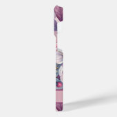 Custom Elegant Watercolor Cherry Blossom Sakura iPhone Hülle (Linke Seite)